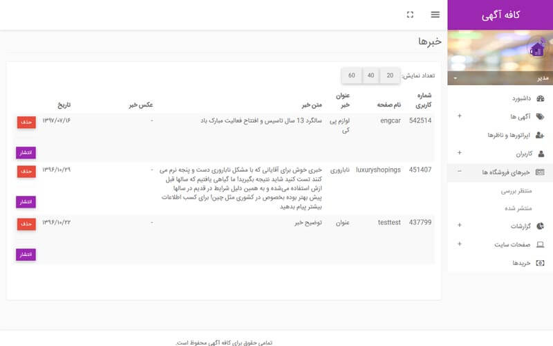 اپلیکیشن کافه آگهی